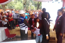 Diduga mabuk, seorang pria ditangkap Paspampres di depan Istana Merdeka