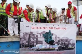 Konsorsium BUMN "groundbreaking" monumen Fatmawati di Bengkulu