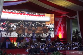 Puncak HUT RI di kantor Kemendagri, Tjahjo Kumolo baca puisi karya Sukarno