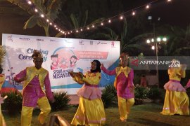Peserta SMN Gorontalo tampilkan tari tradisional saat "closing ceremony"