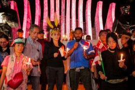 Massa pecinta NKRI doa bersama untuk Papua