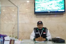 Jamaah haji asal Bangka tiba di embarkasi Palembang 23 Agustus 2019