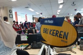 Peserta SMN Sulsel tur ke kantor BRI Jayapura