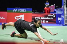 SEA Games 2019: Pebulu tangkis Gregoria cedera, jadi korban lapangan licin
