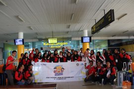 Peserta SMN Jambi tiba di Bandara Sultan Thaha