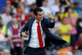 Keceriaan Unai Emery sambut kemenangan Arsenal