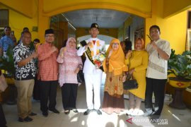 Sekda Ishak sambut Paskibraka Nasional asal Bone Bolango