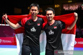 Ahsan Hendra Menangi Kejuaraan Dunia  Bulutangkis di Swis Page 1 Small