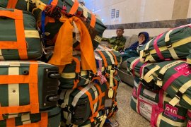 Separuh jemaah haji Indonesia telah meninggalkan Mekkah