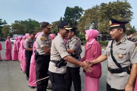 Kapolres Tanah Bumbu rotasi sepuluh perwira pertama