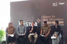 Sebanyak 48.593 pelaku ekonomi kreatif terdaftar di Bisma