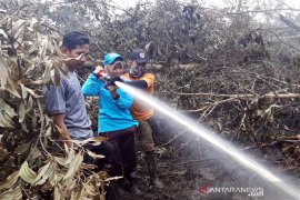 Mahasiswa UIR bantu pemadaman karhutla di Pelalawan, begini penjelasannya