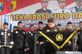 Ribuan pesilat Madiun sepakat wujudkan tradisi "Suroan" damai