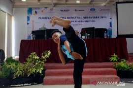 Antara TV - Peserta SMN Perkenalkan Permainan Tradisional Bangka Belitung