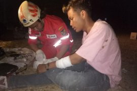 Korban bentrok antarsuporter di Kediri alami luka dan sesak nafas