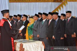 40 anggota DPRD terpilih Parigi Moutong diambil sumpah
