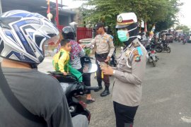 Satlantas Bangka Barat tindak 225 pelanggar aturan lalu lintas