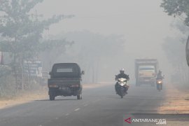 Asap Ganggu Pengguna Jalan