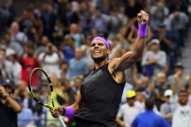 Rafael Nadal tantang Medvedev di final US Open 2019