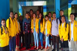 Pesan damai  mahasiswa Papua di Kalsel