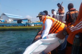 Basarnas Ambon ikut aksi bersih laut dukung HUT ke-74 TNI