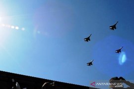Atraksi pesawat tempur tutup Latgab TNI Dharma Yudha 2019 (Video)