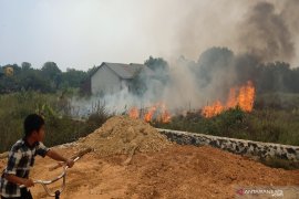 6 titik karhutla kepung Bandara Syamsudin Noor Banjarmasin