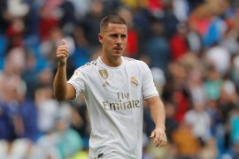 Tampil perdana, Hazard buat Courtois kesal