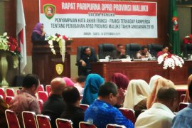 Delapan fraksi DPRD Maluku setujui penetapan APBD Perubahan 2019