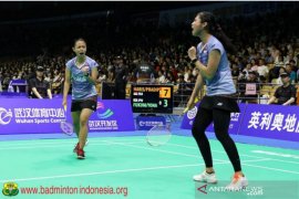 Bulutangkis Macau Open, lolos ke semifinal, Della/Rizki bertemu unggulan pertama