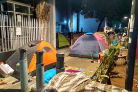 Pencari suaka kembali tempati trotoar Kebon Sirih Jakarta
