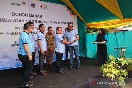 Hari Pertambangan dan Energi, Antam gelar donor darah