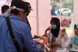 Karhutla Riau - (VIDEO) Posko Peduli Asap mulai dipadati warga