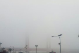 Sejumlah penerbangan di Bandara SSK II Pekanbaru tertunda akibat kabut asap