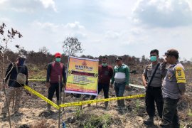 Karhutla Riau - Polisi tangkap kakek terduga pembakar lahan di Inhil