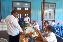 Sejumlah warga Agats menderita ispa pascakebakaran