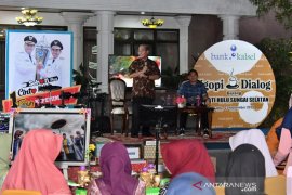 Ngopi dan dialog bareng Bupati dan Wabup HSS pererat silaturrahmi
