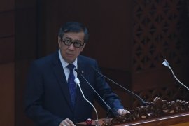 Menkumham tidak setuju usulan perppu untuk revisi UU KPK