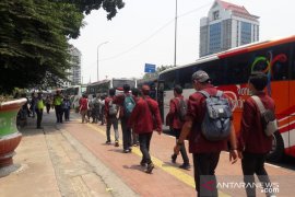 Kampus Trisakti jadi titik kumpul "long march" mahasiswa ke DPR