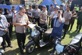 Masyarakat antusias ambil ranmor di "Gebyar Expo Penyerahan Barang Bukti"