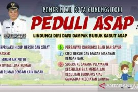 Delapan trik lindungi diri dari dampak asap karhutla