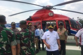 Gubernur Kaltim -Pangdam-Kapolda pantau Karhutla