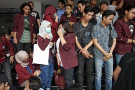 56 mahasiswa peserta demo akhirnya dibebaskan