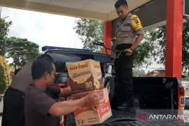 Polsek Sungailiat salurkan bantuan keluarga korban asusila