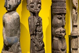 Ratusan artefak Dayak pukau pengunjung pameran di Swiss