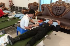 PT KAI gelar donor darah sambut HUT ke-74