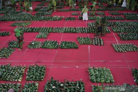 Muslimat NU Tulungagung pecahkan rekor MURI pincuk lodho suir terbanyak