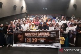 ACT Sumsel  kumpulkan donasi dari lelang pada nonton film Hayya