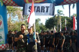 HUT TNI, Serka Dewa Astawa berlari sejauh 374 Km