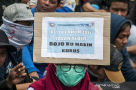 Unjuk Rasa Buruh Jawa Barat